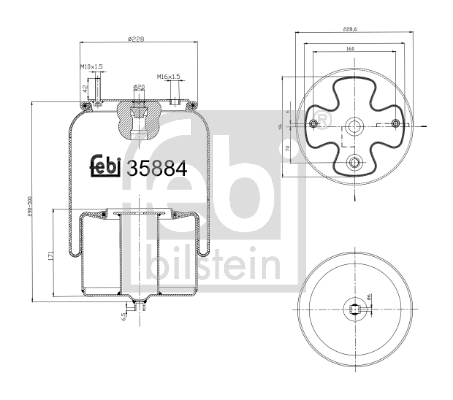Bellow, air suspension